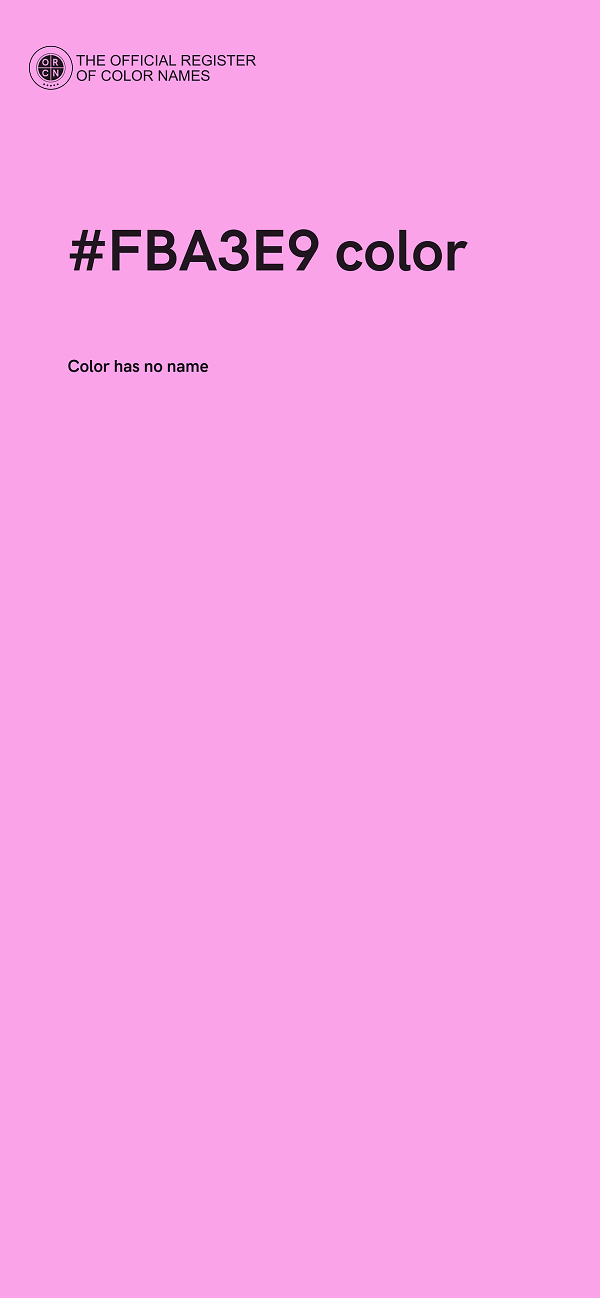 #FBA3E9 color image