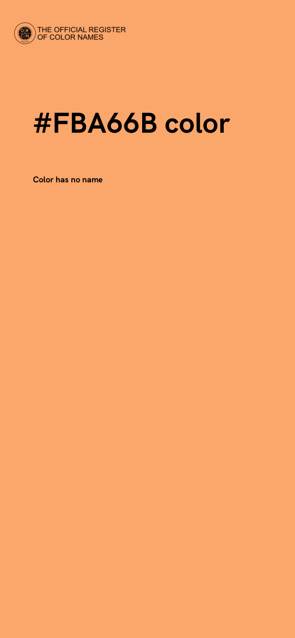 #FBA66B color image