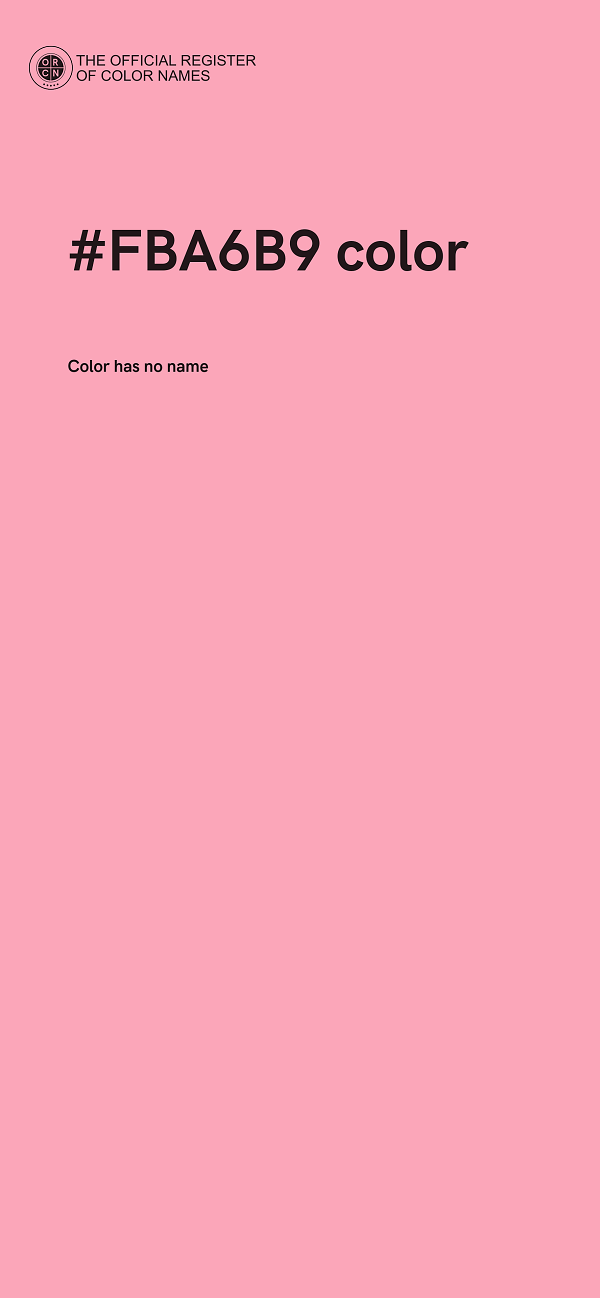 #FBA6B9 color image