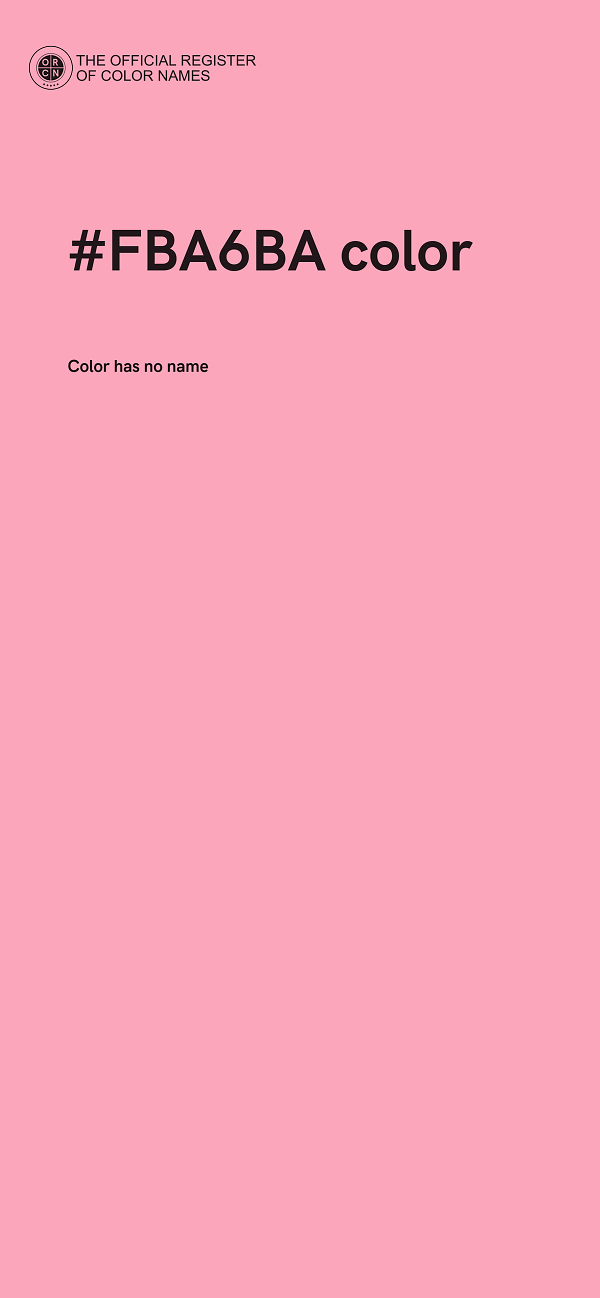 #FBA6BA color image