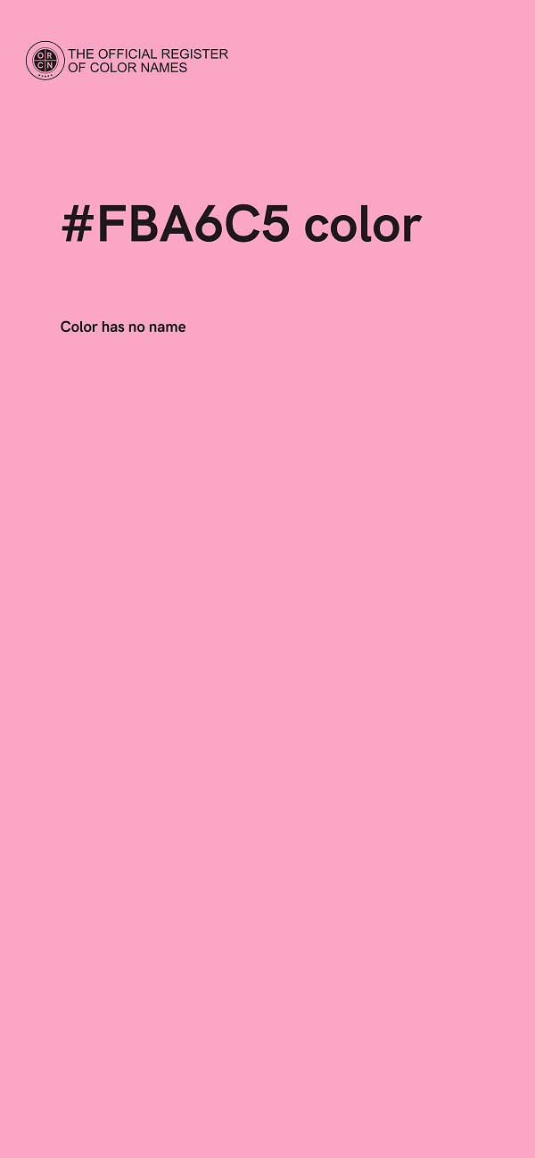 #FBA6C5 color image
