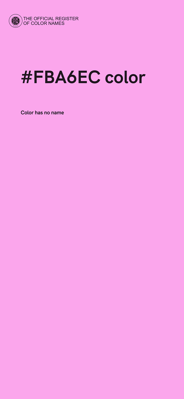 #FBA6EC color image