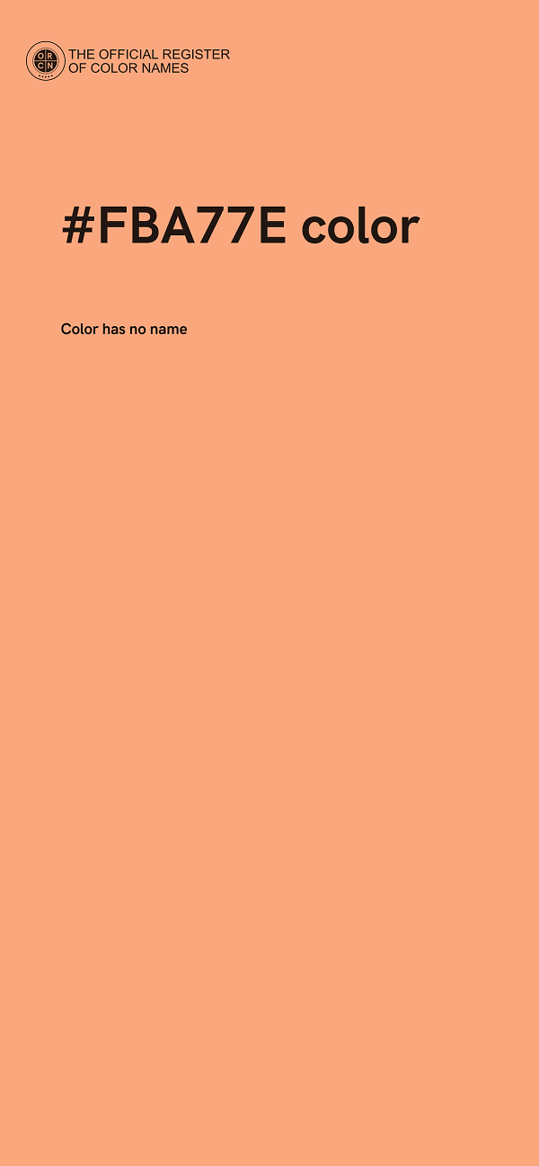 #FBA77E color image