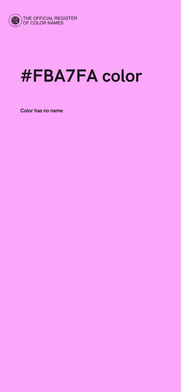 #FBA7FA color image