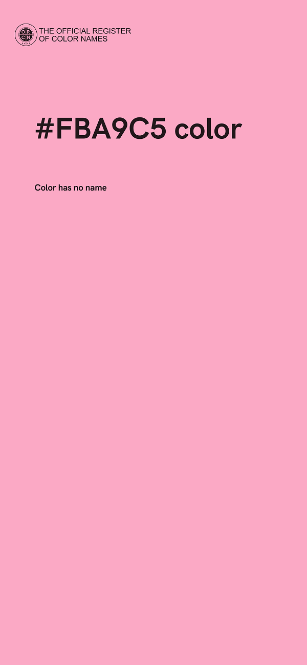 #FBA9C5 color image