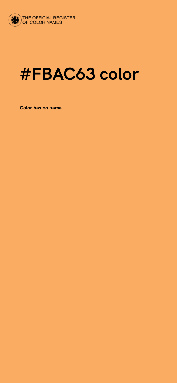 #FBAC63 color image