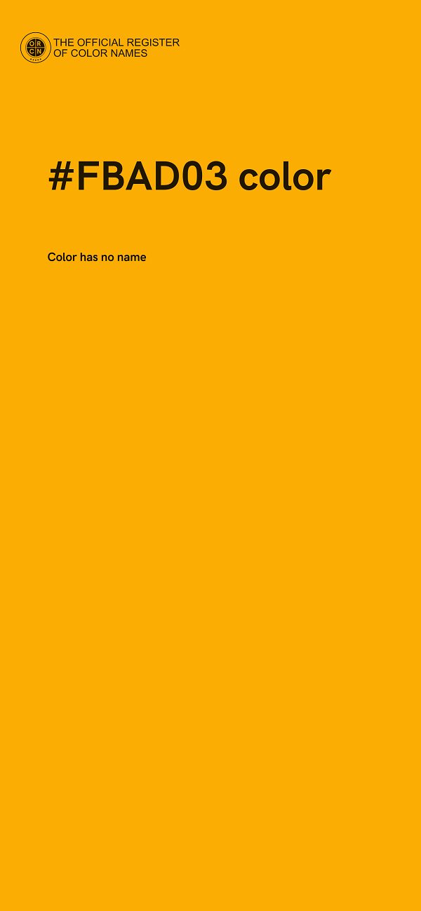 #FBAD03 color image