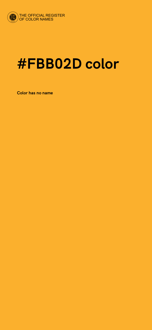 #FBB02D color image