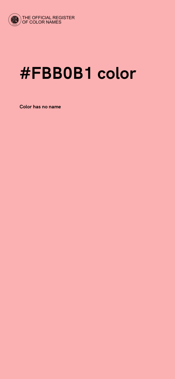 #FBB0B1 color image