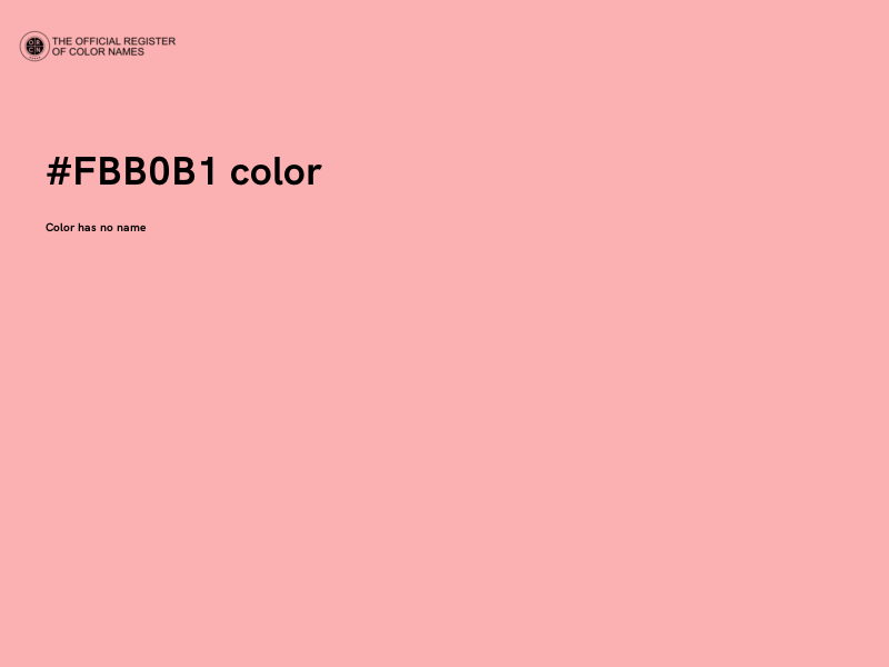 #FBB0B1 color image