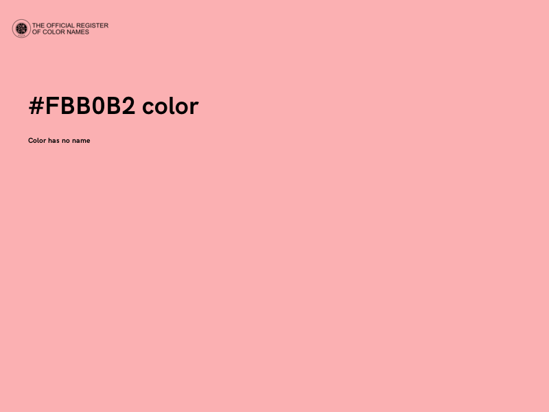 #FBB0B2 color image