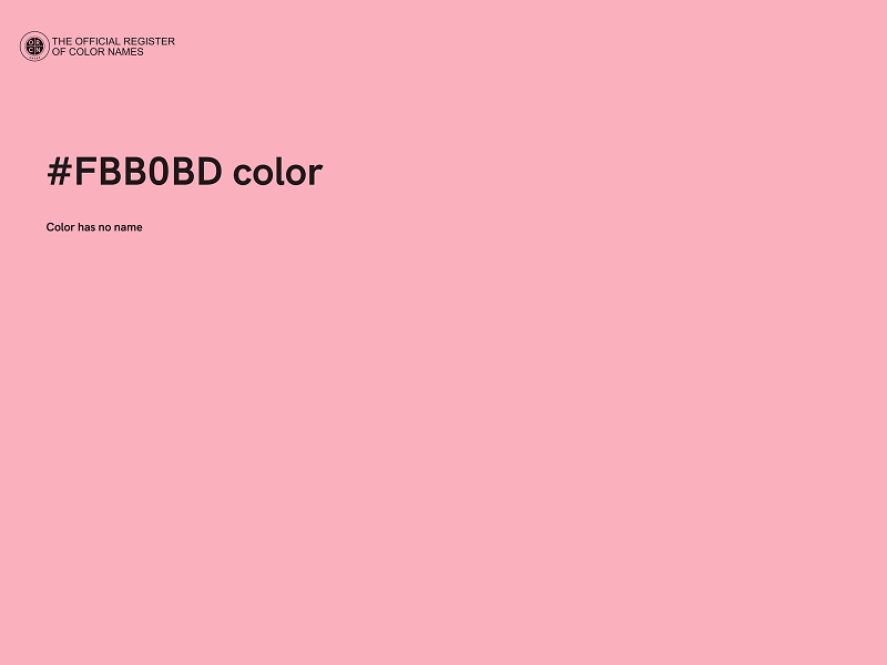 #FBB0BD color image