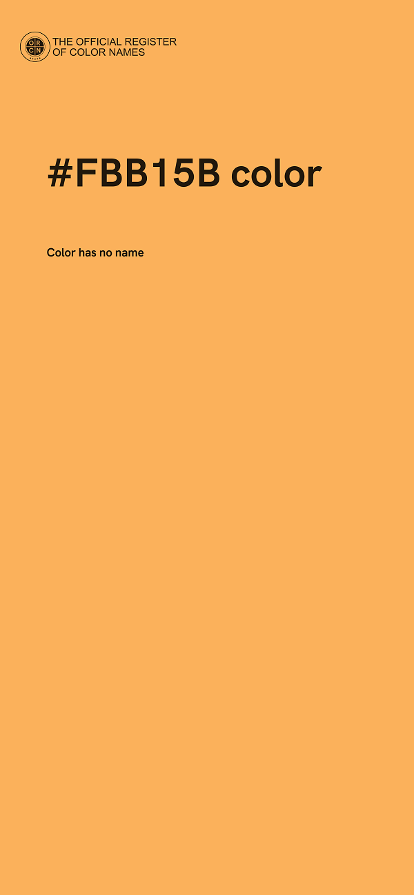 #FBB15B color image