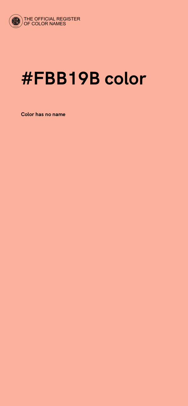 #FBB19B color image