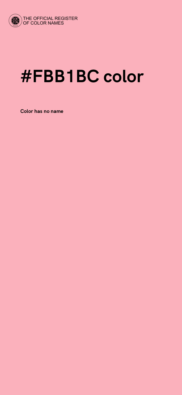 #FBB1BC color image