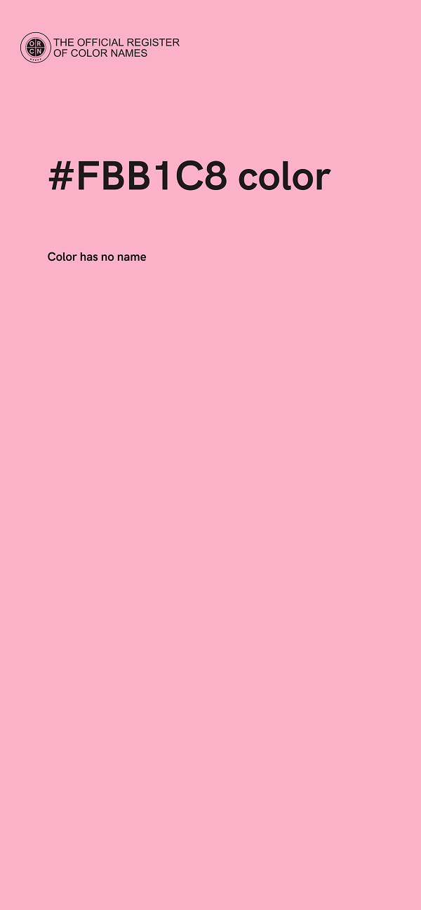 #FBB1C8 color image