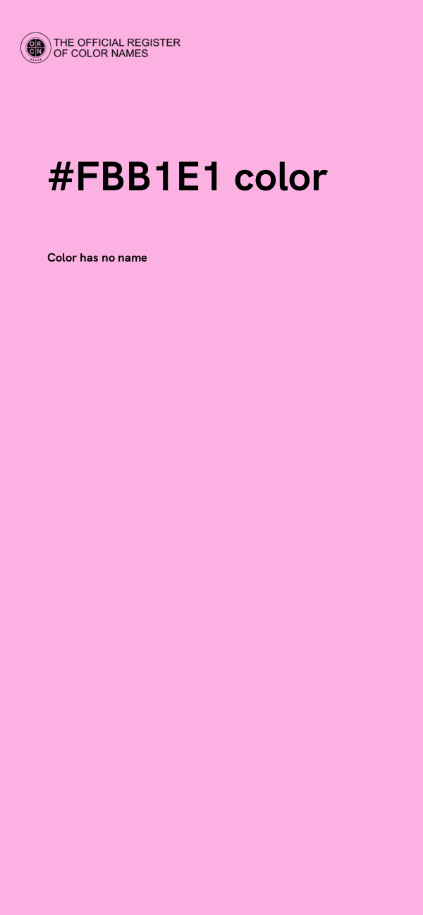 #FBB1E1 color image