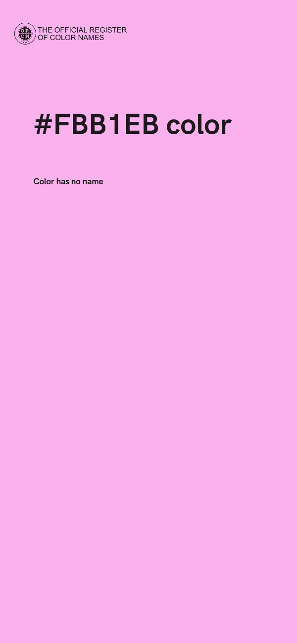 #FBB1EB color image