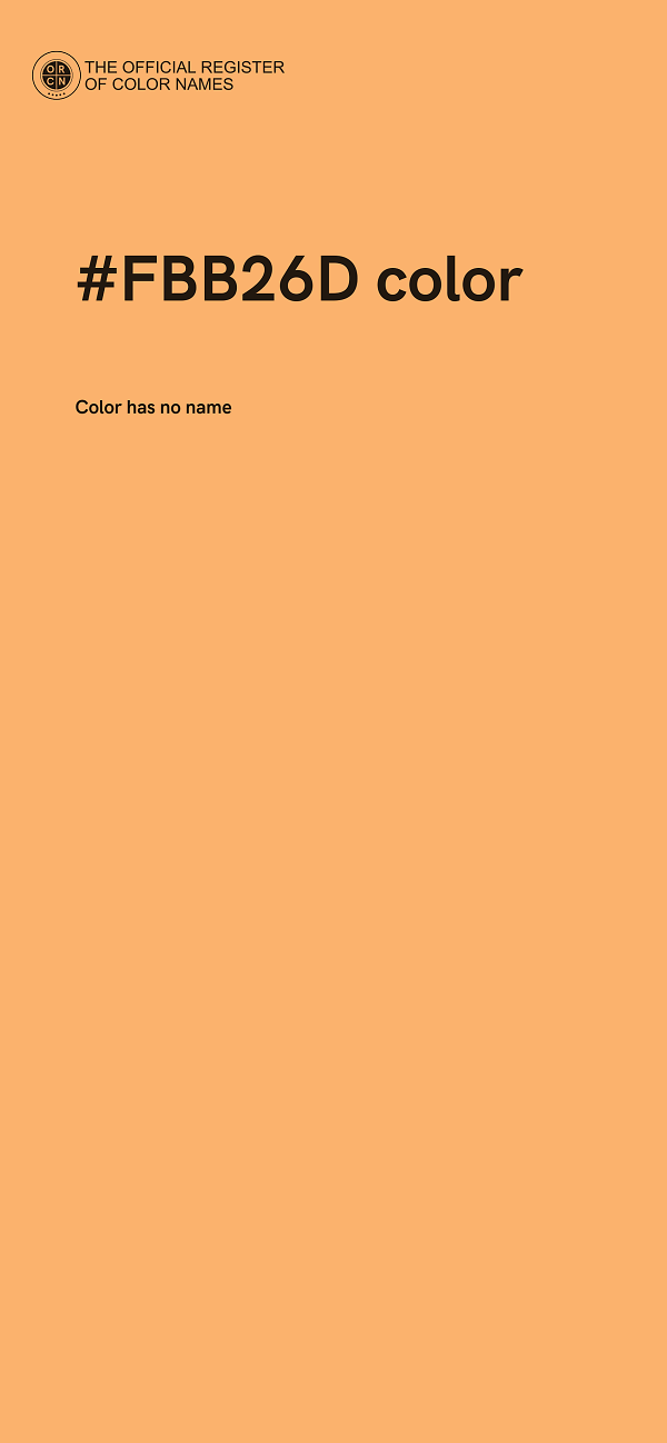 #FBB26D color image