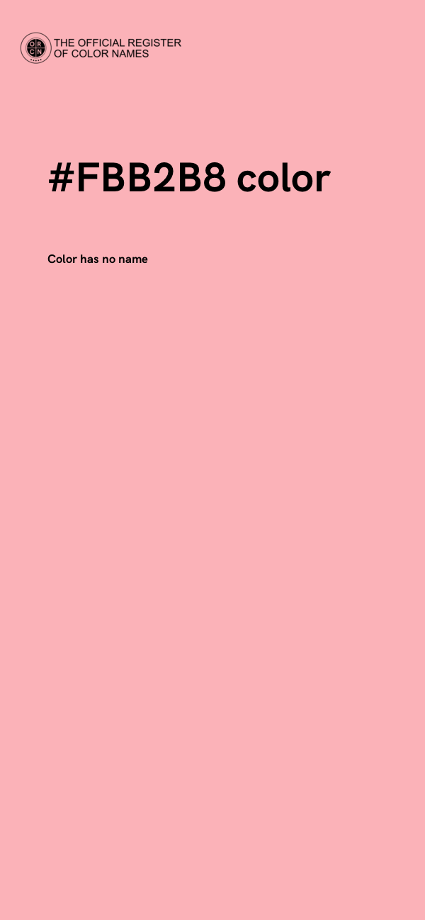 #FBB2B8 color image