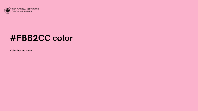 #FBB2CC color image