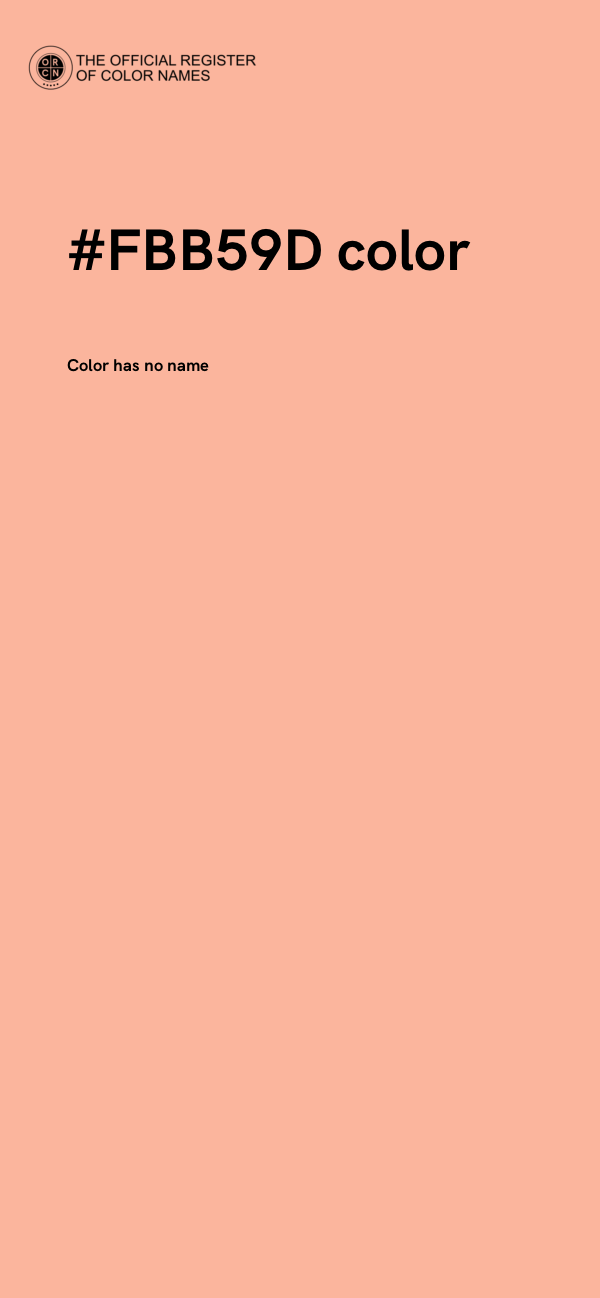 #FBB59D color image
