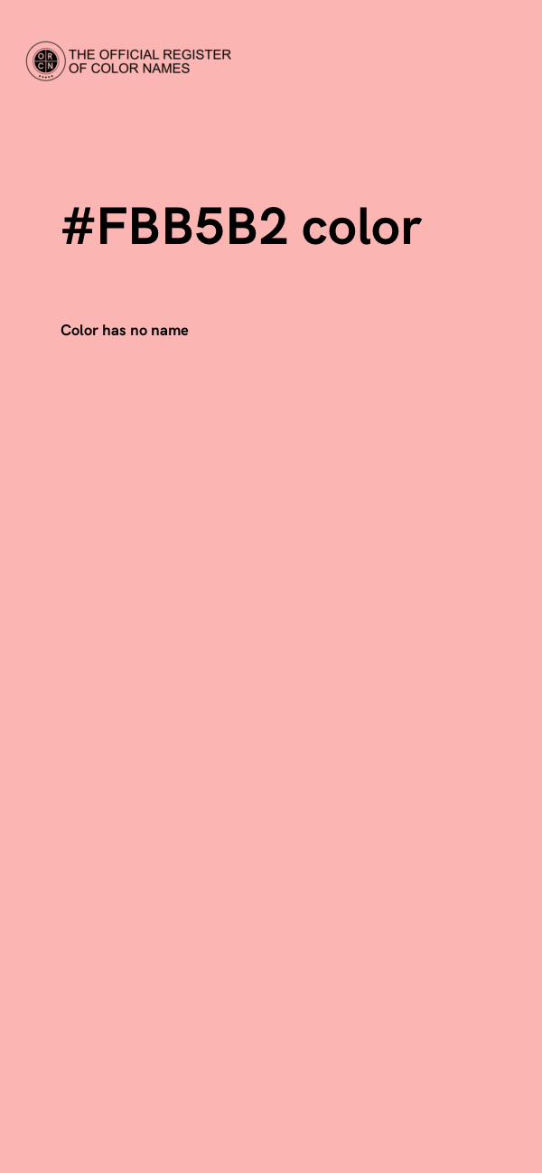 #FBB5B2 color image