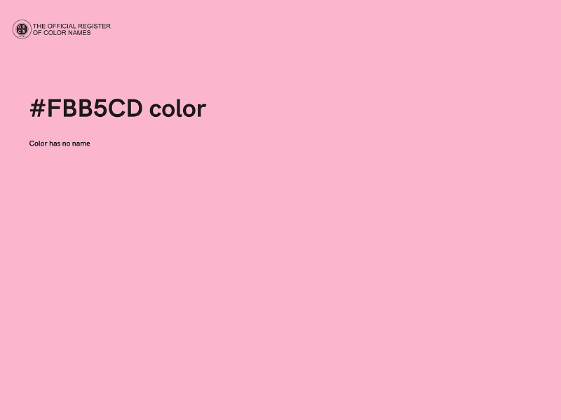 #FBB5CD color image