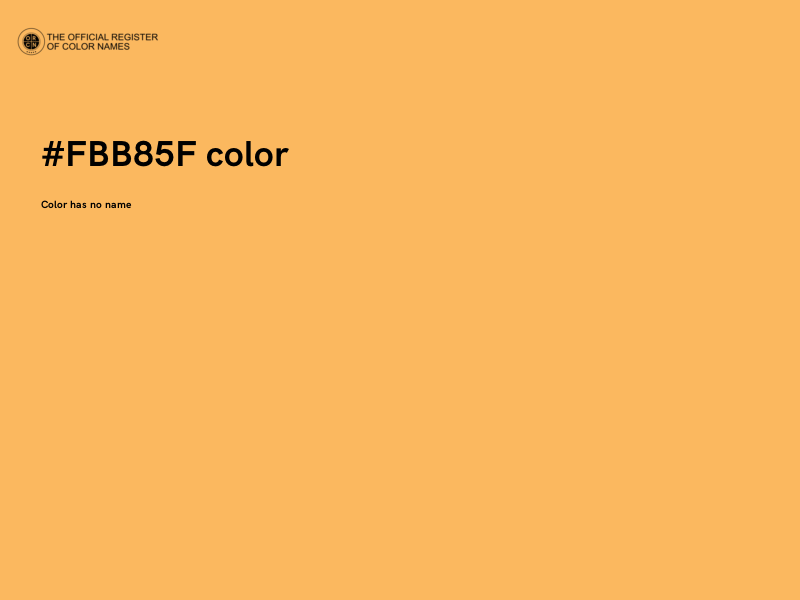 #FBB85F color image