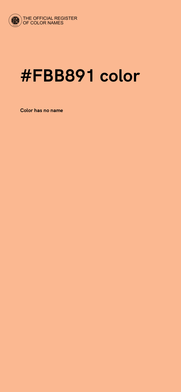 #FBB891 color image