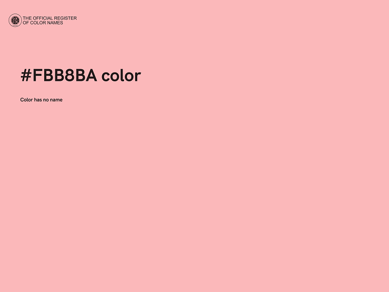 #FBB8BA color image