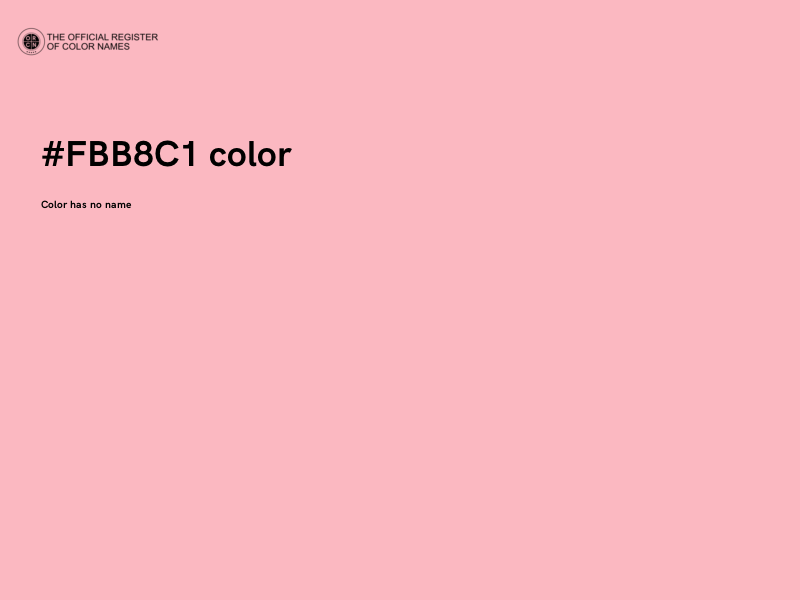 #FBB8C1 color image