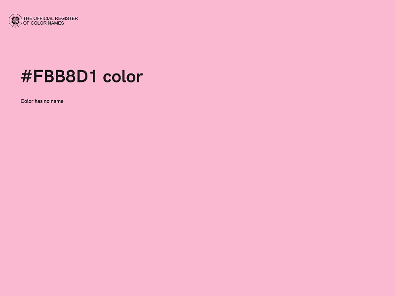 #FBB8D1 color image