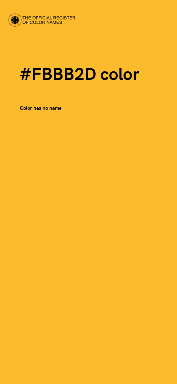 #FBBB2D color image