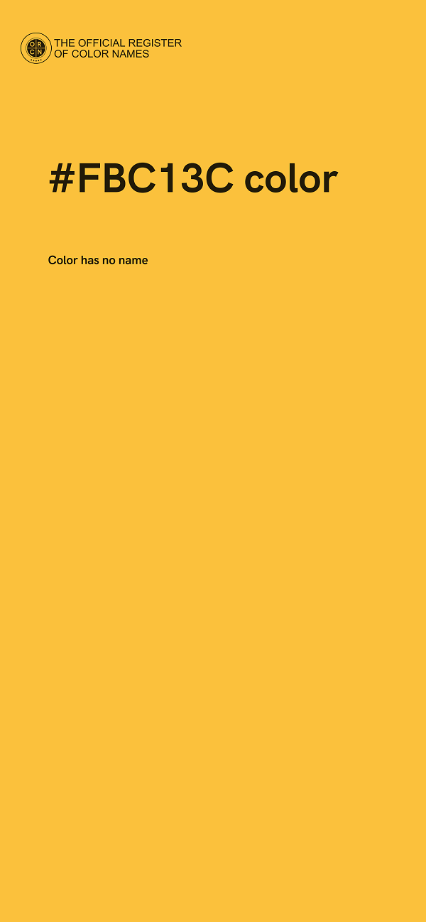 #FBC13C color image