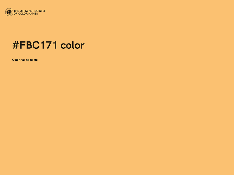 #FBC171 color image