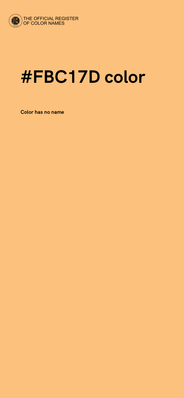 #FBC17D color image