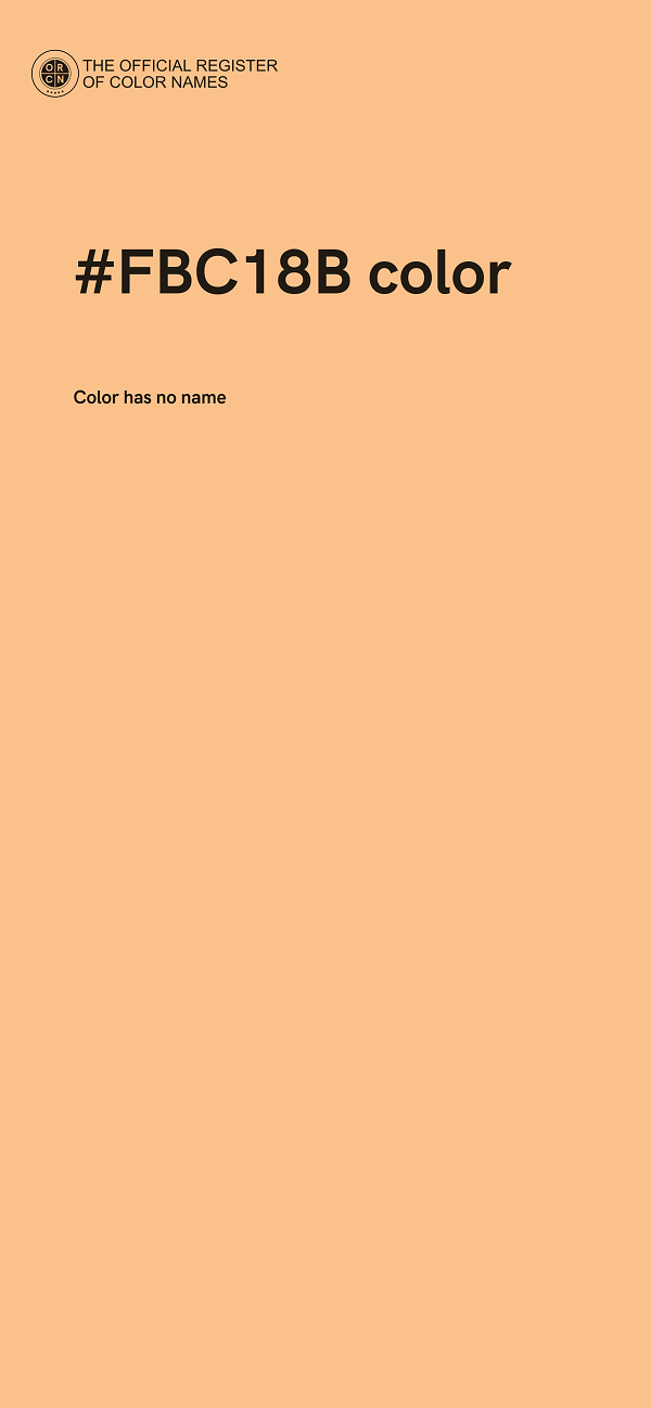 #FBC18B color image