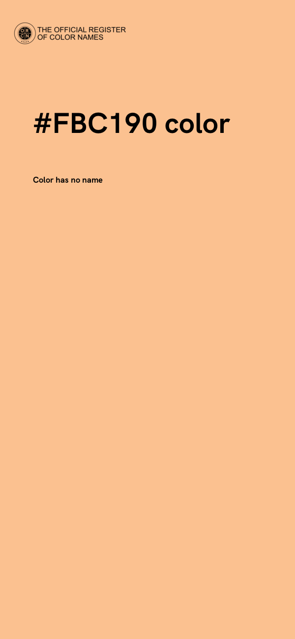 #FBC190 color image
