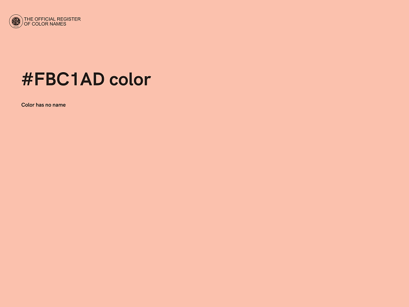 #FBC1AD color image