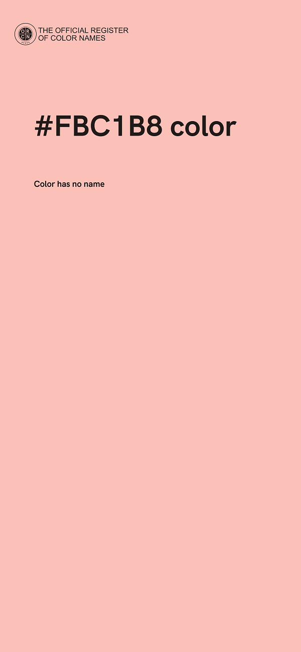 #FBC1B8 color image