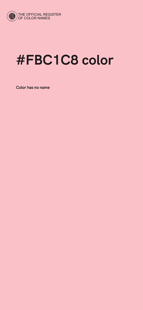 #FBC1C8 color image