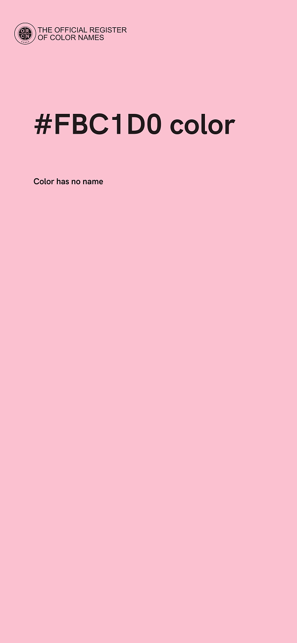 #FBC1D0 color image