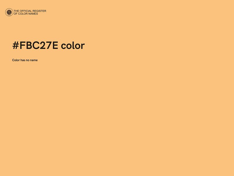 #FBC27E color image