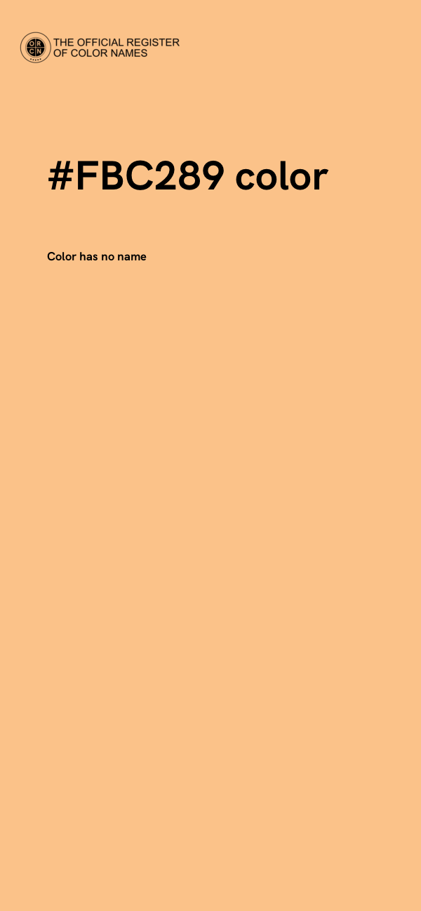 #FBC289 color image
