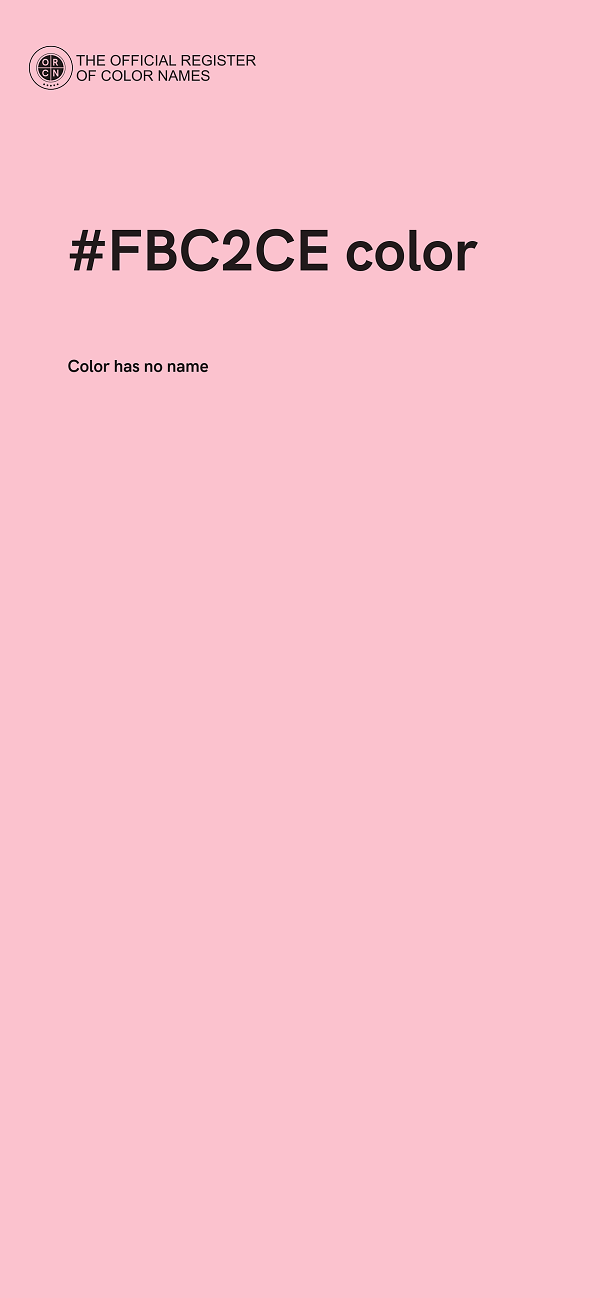 #FBC2CE color image