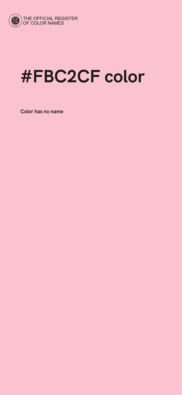 #FBC2CF color image