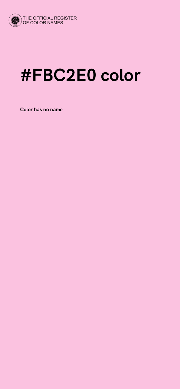 #FBC2E0 color image
