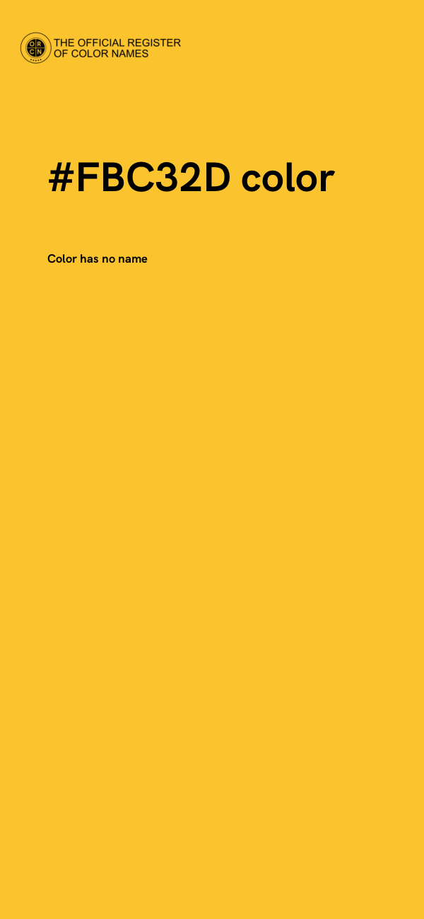 #FBC32D color image