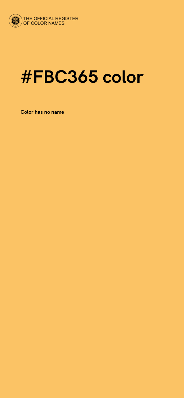 #FBC365 color image